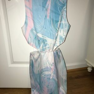 cutout bodycon dress